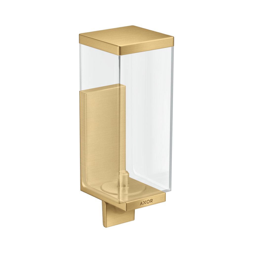 Hansgrohe 42610250 Axor Universal Rectangular Soap Dispenser Brushed Gold Optic