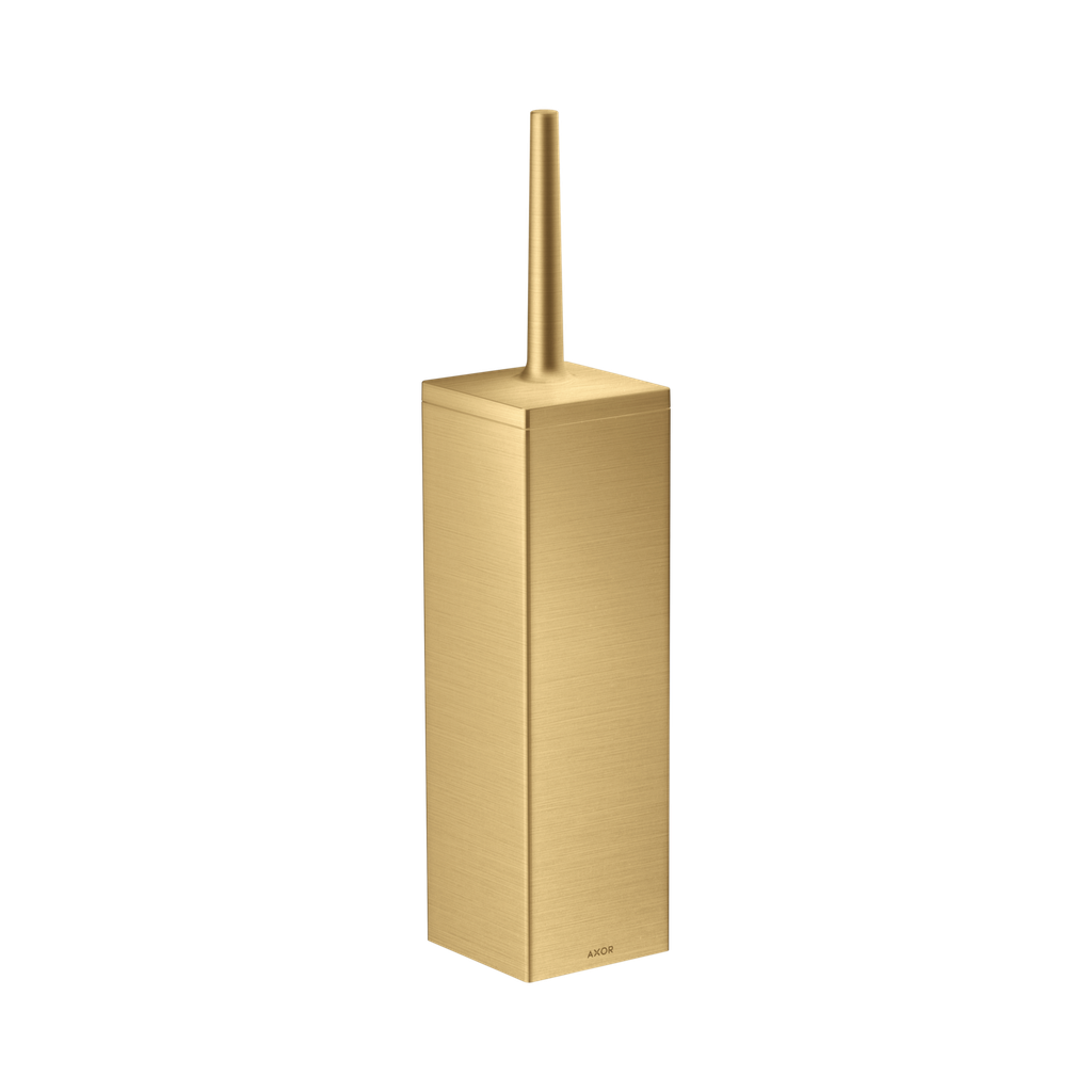 Hansgrohe 42655250 Axor Universal Rectangular Toilet Brush Holder Brushed Gold Optic