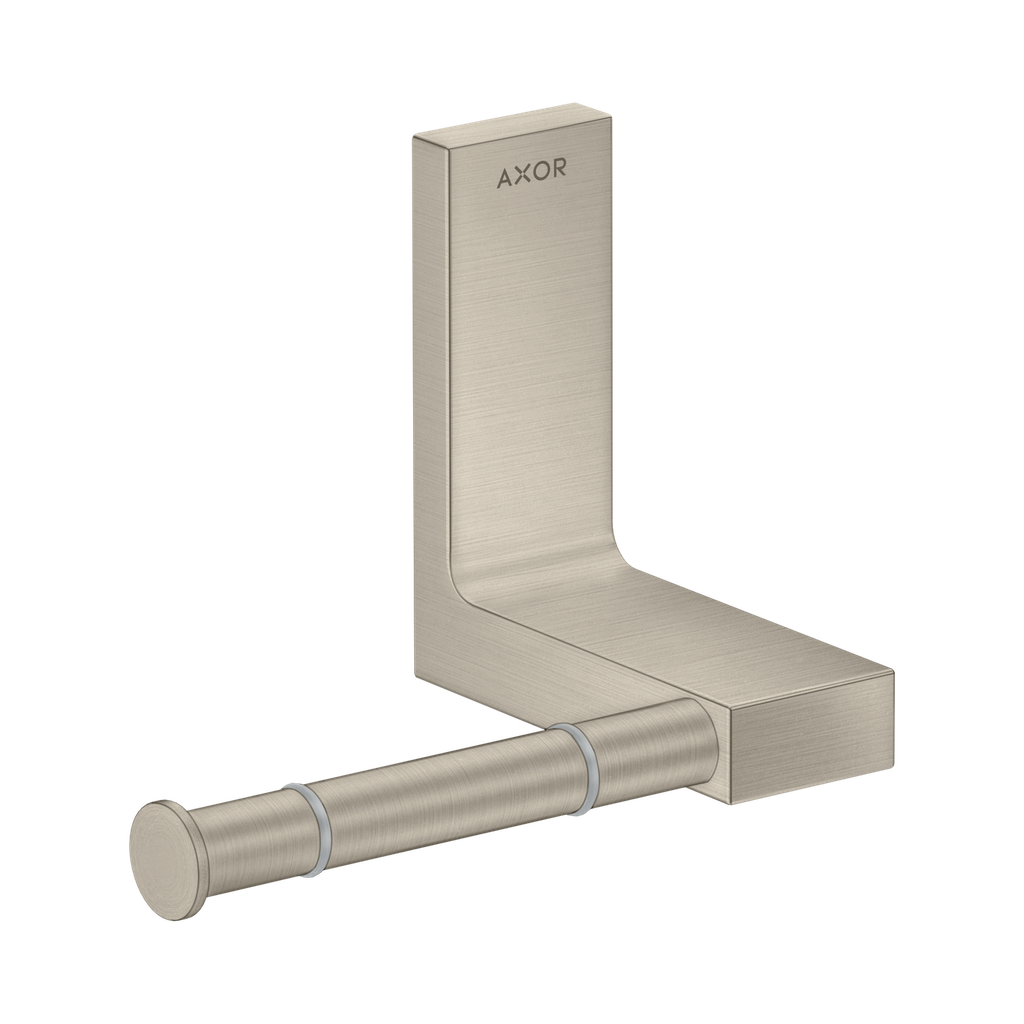 Hansgrohe 42656820 Axor Universal Rectangular Toilet Paper Holder Brushed Nickel