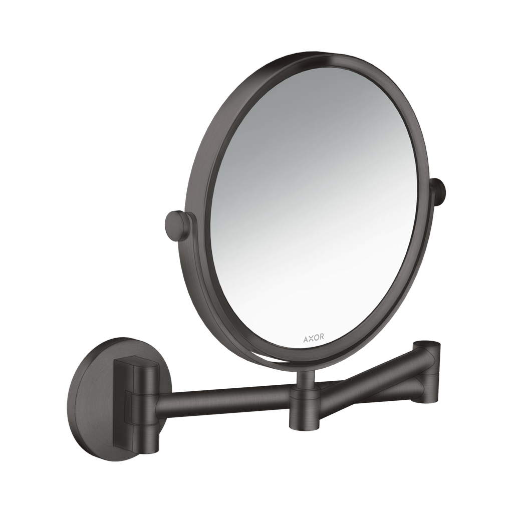 Hansgrohe 42849340 Axor Universal Circular Shaving Mirror Brushed Black Chrome