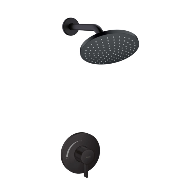 Hansgrohe 04954670 Vernis Blend Pressure Balance Shower Set Matte Black