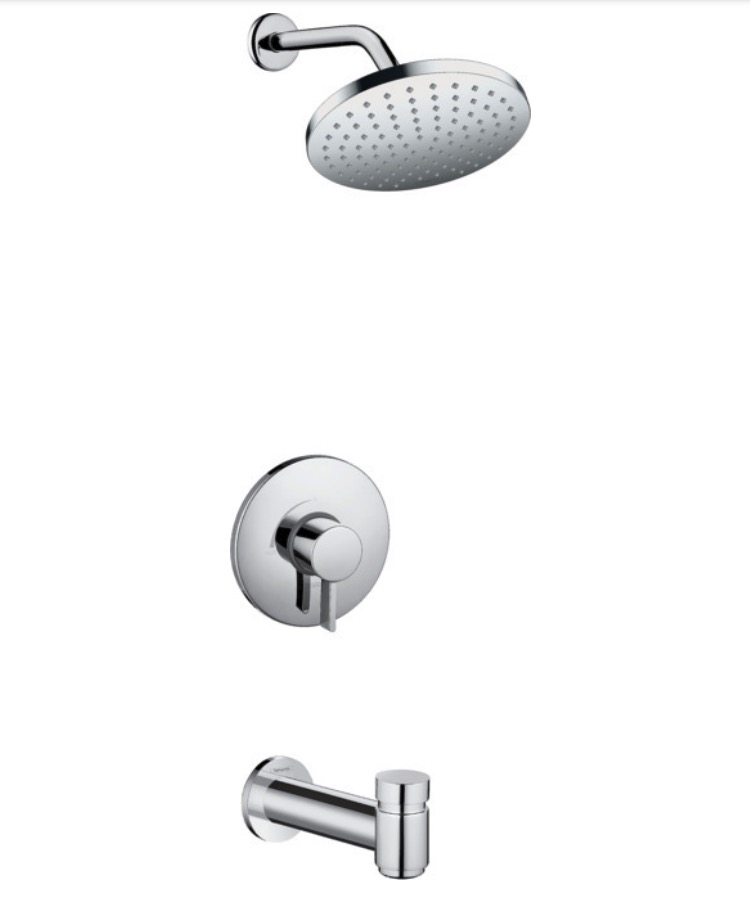 Hansgrohe 04955000 Vernis Blend Pressure Balance Tub Shower Set Chrome