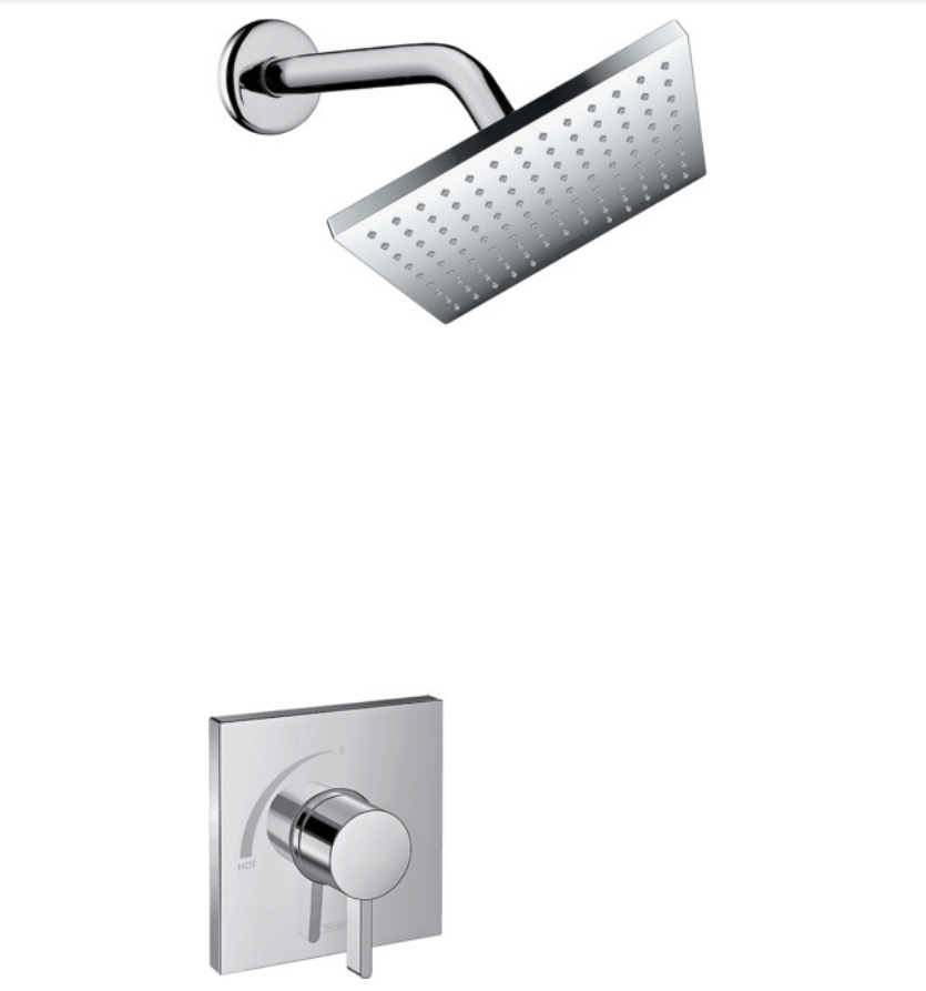 Hansgrohe 04960000 Vernis Shape Pressure Balance Shower Set Chrome