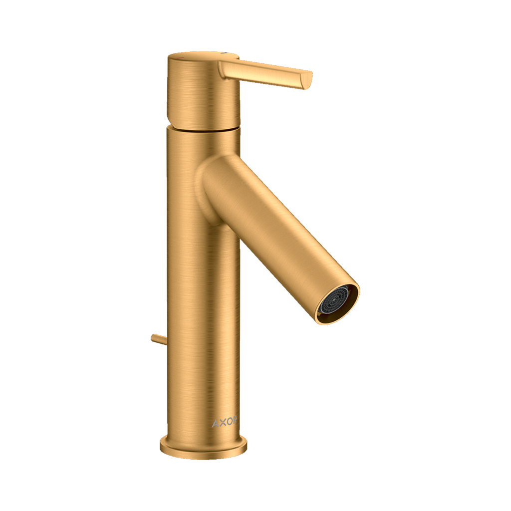 Hansgrohe 10001251 Axor Single Hole Faucet 100 with Lever Handle Brushed Gold Optic