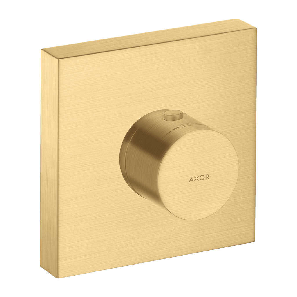 Hansgrohe 10755251 Axor Thermostatic Trim 5" X 5" Brushed Gold Optic