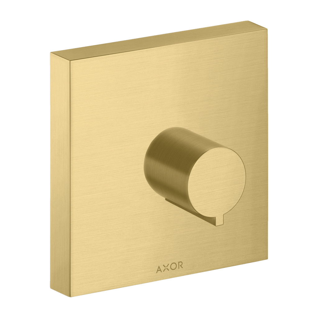 Hansgrohe 10972251 Axor Volume Control Trim 5" X 5" Brushed Gold Optic