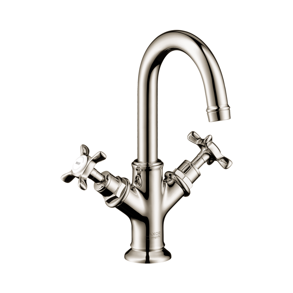 Hansgrohe 16505831 Axor Montreux 2-Handle Faucet 160 with Pop-Up Drain Polished Nickel