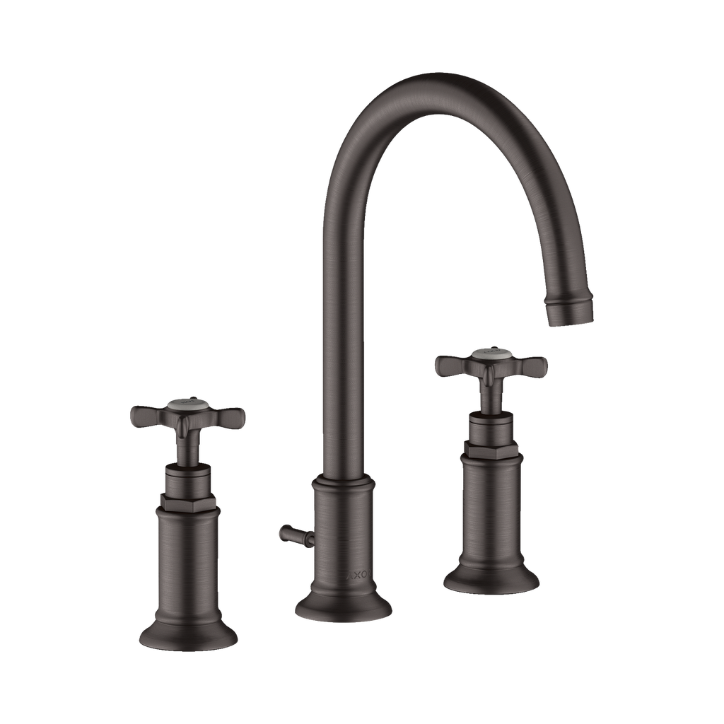 Hansgrohe 16513341 Axor Montreux Widespread Faucet 180 Brushed Black Chrome