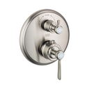 Hansgrohe 16821821 Axor Montreux Thermostatic Trim With Volume Control And Diverter Brushed Nickel