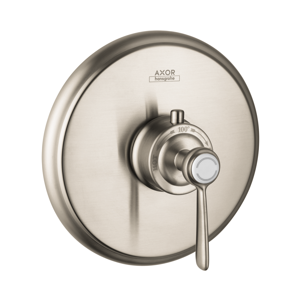 Hansgrohe 16824821 Axor Montreux Thermostatic Trim with Lever Handle Brushed Nickel