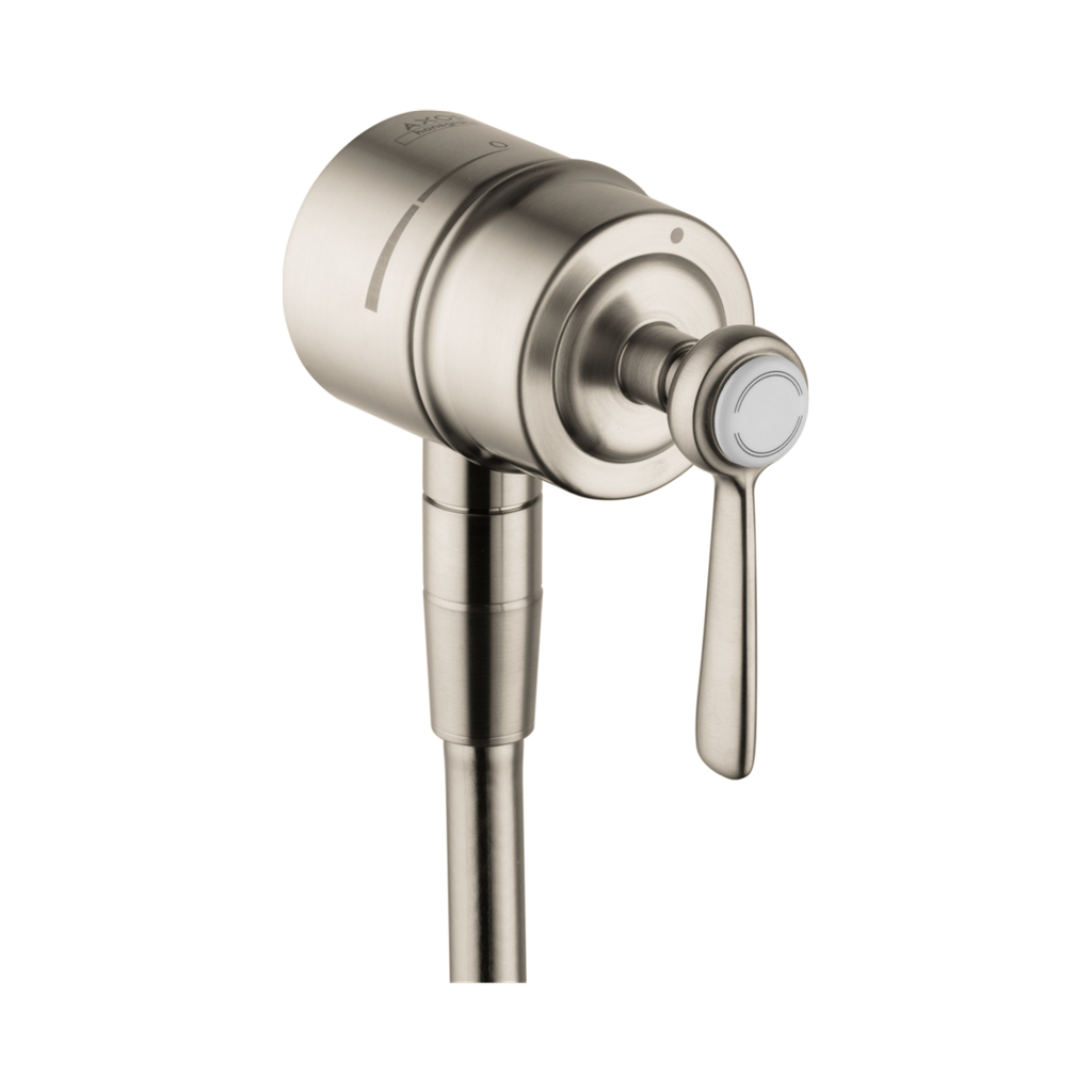 Hansgrohe 16883821 Axor Montreux Wall Outlet with Check Valves Brushed Nickel