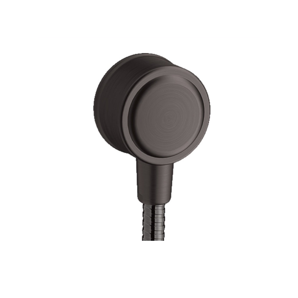 Hansgrohe 16884341 Axor Montreux Wall Outlet With Check Valves Brushed Black Chrome