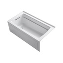 Kohler 1123-LA-0 Archer 60 X 32 Alcove Bath With Integral Apron Integral Flange And Left-Hand Drain