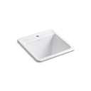 Kohler 19022-1-0 Park Falls Top-/Under-Mount Utility Sink With Single Faucet Hole