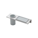 Treemme 9075 Wall Mount Shelf With Tumbler Holder Stainless