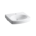 Kohler 2028-1-0 Pinoir Lavatory Basin With Single-Hole Faucet Drilling