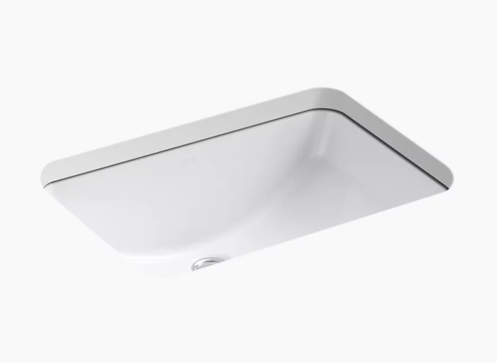 Kohler 2214-0 Ladena 20-7/8 X 14-3/8 X 8-1/8 Under-Mount Bathroom Sink