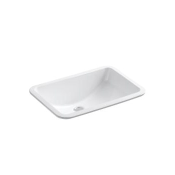 Kohler 2214-G-0 Ladena 20-7/8 X 14-3/8 X 8-1/8 Under-Mount Bathroom Sink With Glazed Underside