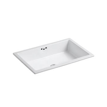 Kohler 2297-G-0 Kathryn 23-7/8 X 15-5/8 X 6-1/4 Under-Mount Bathroom Sink With Glazed Underside