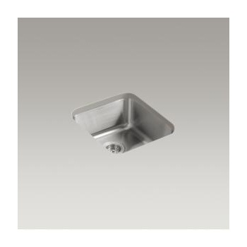 Kohler K3331 Undertone 15 x 17 Medium Squared Undermount Single Kitchen Sink