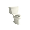 Kohler 3531-96 Wellworth Pressure Lite Elongated 1.0 Gpf Toilet With Left-Hand Trip Lever Less Seat