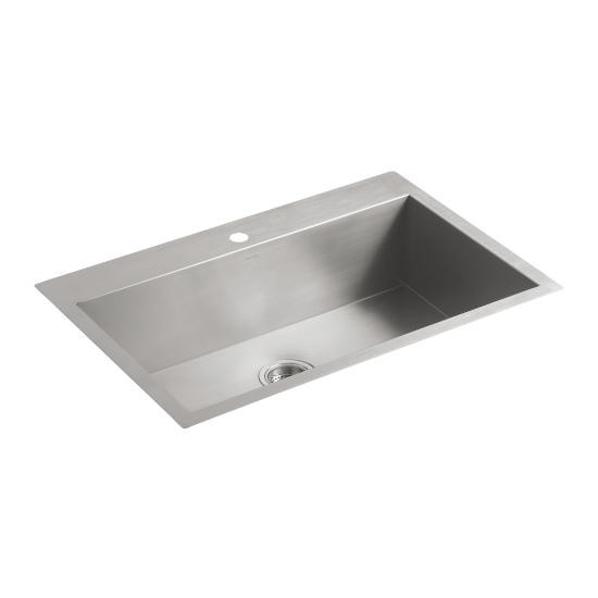 Kohler 3821-1-NA Vault 33 x 22 Topmount Single Bowl Kitchen Sink