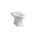 Kohler 4886-0 Memoirs Bidet Plumbed For Vertical Spray Bidet Faucet