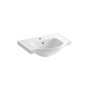 Kohler 5248-1-0 Veer 24 Single-Hole Sink Basin