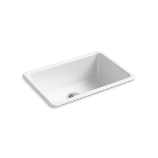 Kohler 5708-0 Iron/Tones 27 X 18-3/4 X 9-5/8 Top-/Under-Mount Single-Bowl Kitchen Sink