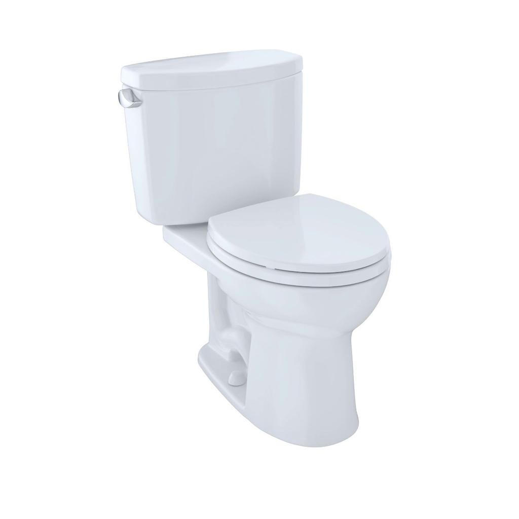 TOTO CST453CEFG Drake II  Two Piece Round Toilet Cotton