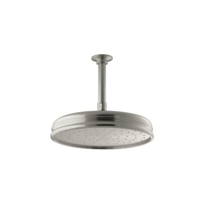 Kohler 13693-BN Traditional Round 10 Rainhead With Katalyst Air-Induction Spray 2.5 Gpm