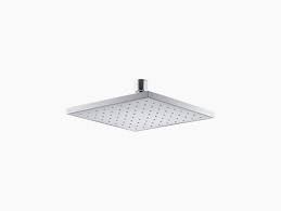 Kohler 13695-CP Contemporary Square 8 Rainhead With Katalyst Air-Induction Spray 2.5 Gpm