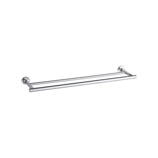 Kohler 14375-CP Purist Double Towel Bar