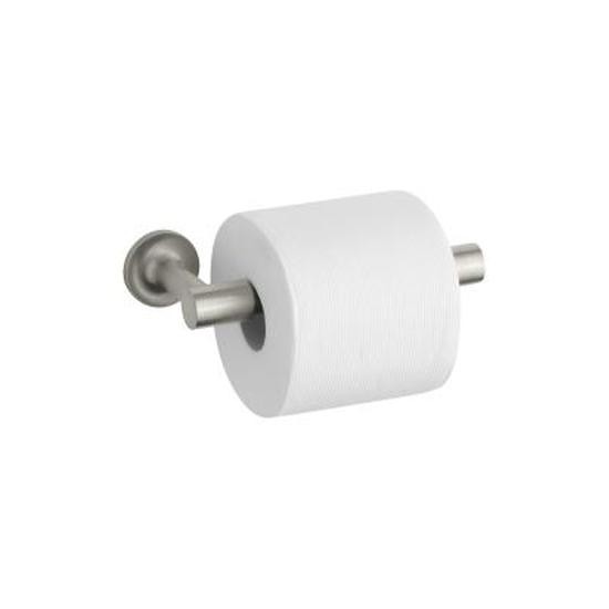 Kohler 14377-BN Purist Pivoting Toilet Tissue Holder Vibrant Brushed Nickel