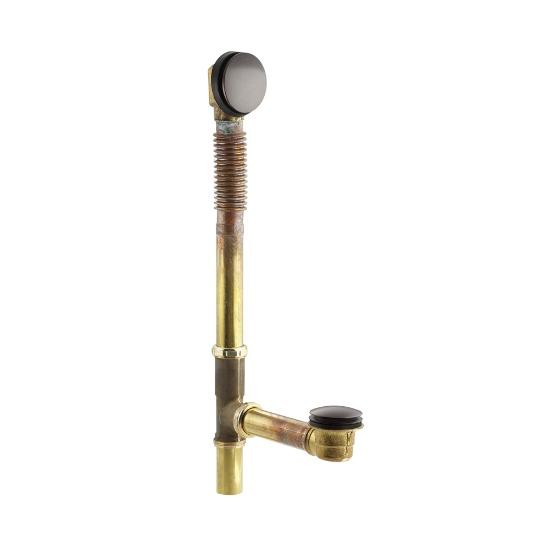 Kohler 7259-2BZ Clearflo Brass Toe Tap Bath Drain