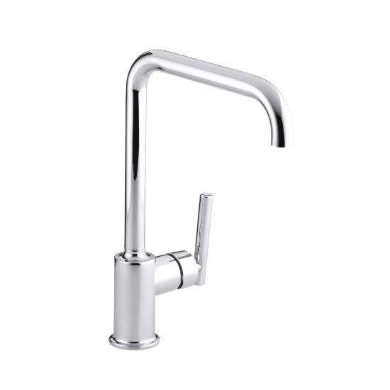 Kohler 7507-CP Purist Primary Swing Spout Kitchen Faucet Without Spray