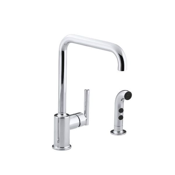 Kohler 7508-CP Purist Primary Swing Spout With Spray