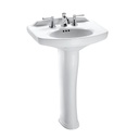 TOTO LPT642 Dartmouth 8" Center Pedestal Lavatory Sink Cotton