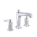 Kohler T16236-4-CP Margaux Deck-Mount High-Flow Bath Faucet Trim With Lever Handles Valve Not Included