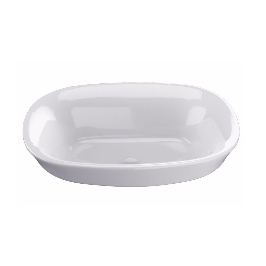 TOTO LT480G Maris Semi-Recessed Vessel Lavatory Sink Colonial White