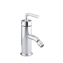 Kohler 14434-4A-CP Purist Single-Control Bidet Faucet With Straight Lever Handle