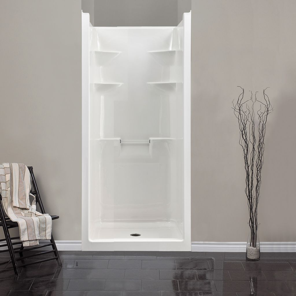 Mirolin MEL3 Melrose 3 One Piece Shower Stall White