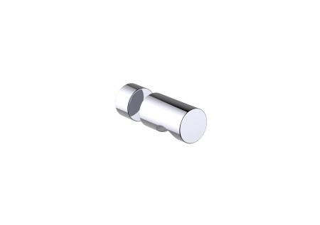 Kartners 1377501-81 PORTO Shower Door Handle single knob Brushed Nickel