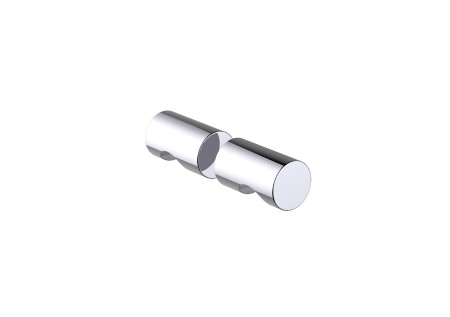 Kartners 1377502-81 PORTO Shower Door Handle double knob Brushed Nickel