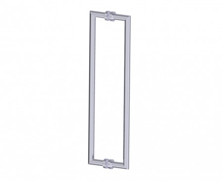 Kartners 1447824-81 OSLO 24" Double Shower Door Handle Brushed Nickel