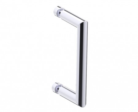 Kartners 1887506-81 SEVILLE 6" Single Shower Door Handle- Brushed Nickel