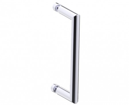 Kartners 1887508-81 SEVILLE 8" Single Shower Door Handle- Brushed Nickel