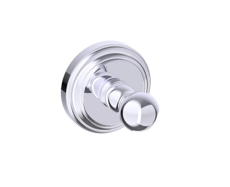 Kartners 322130-85 FLORENCE Robe Hook Brushed Chrome