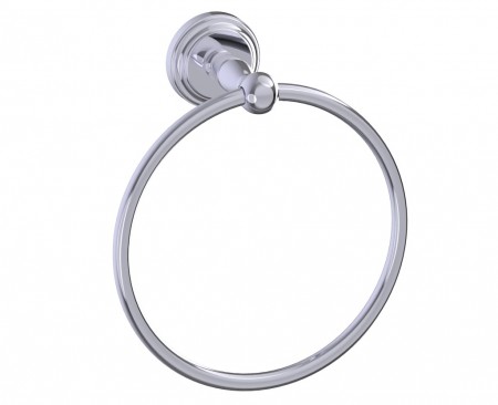 Kartners 322460-22 FLORENCE Towel Ring Brushed Gold