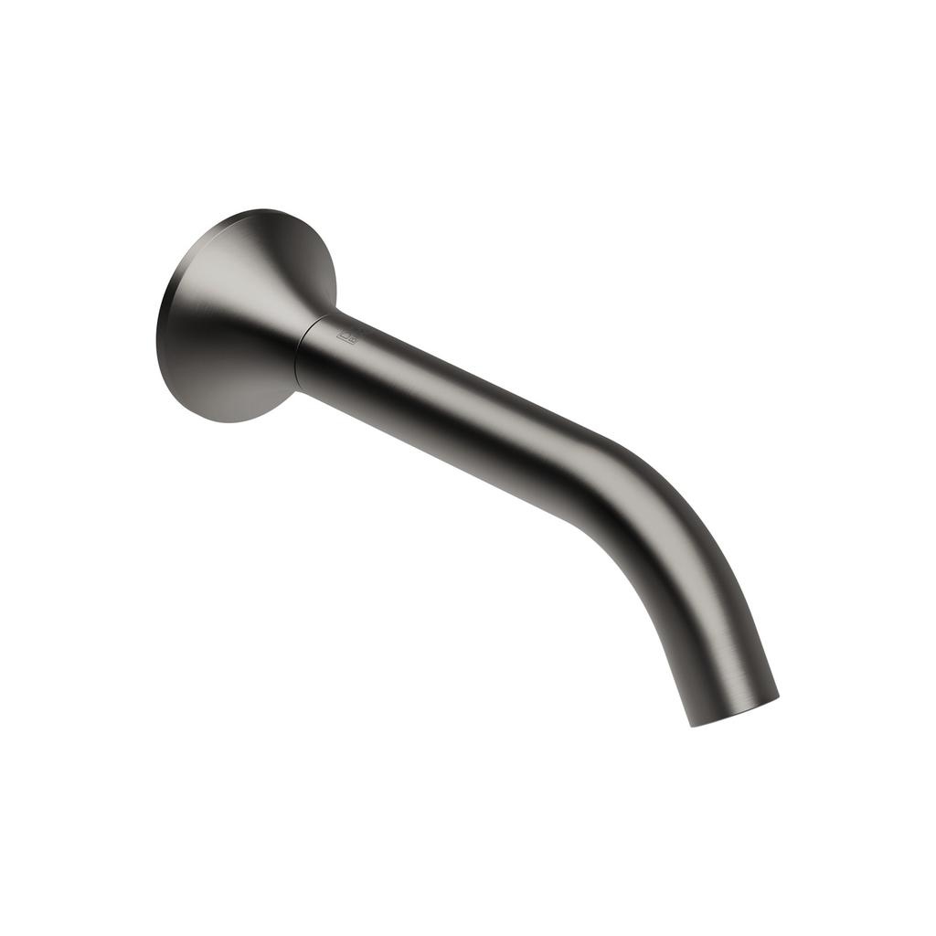 Dornbracht 13801809 Vaia Wall Mounted Tub Spout Dark Platinum Matte